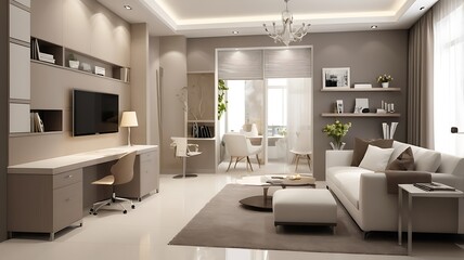 Detailed Interior Design Layout Floorplan Featuring Functional Room Arrangements, Modern Furniture Placement, and Strategic Space Utilization for Residential and Commercial Projects. Architecture plan