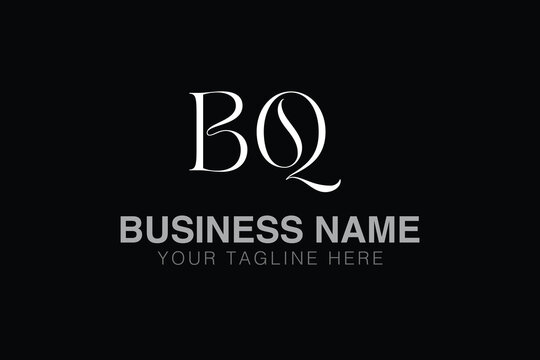 BQ B bq initial logo | initial based abstract modern minimal creative logo, vector template image. luxury logotype logo, real estate homie logo. typography logo. initials logo
