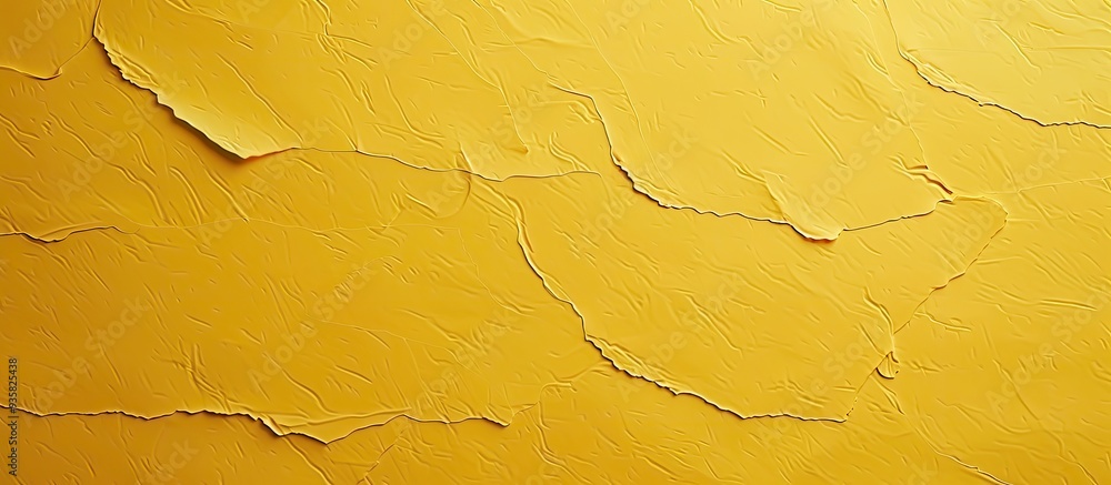 Poster yellow paper texture background kraft paper in a horizontal orientation featuring a unique paper des