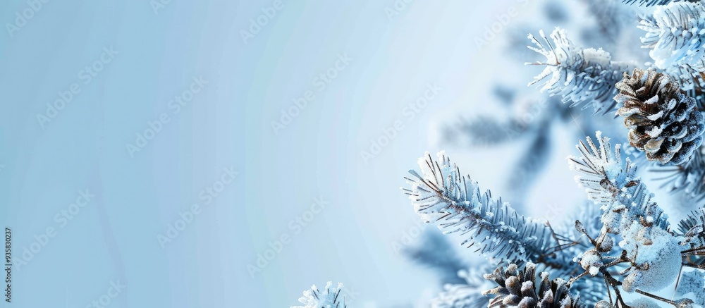 Poster abstract blue backdrop christmas backdrop idea of winter concept of the color of the year concept of