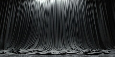 Black Curtain Spotlight