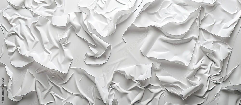 Poster white texture of japanese paper. copy space image. place for adding text and design