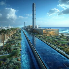 Fototapeta premium Sustainable Futures: The Art of Environmental Stewardship