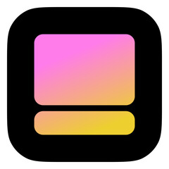 Editable vector image thumbnail and description icon. Part of a big icon set family. Perfect for web and app interfaces, presentations, infographics, etc