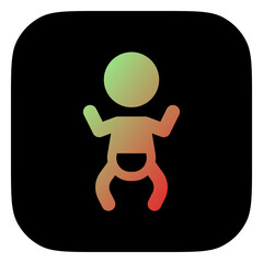 Editable baby, nursing room vector icon. Part of a big icon set family. Perfect for web and app interfaces, presentations, infographics, etc