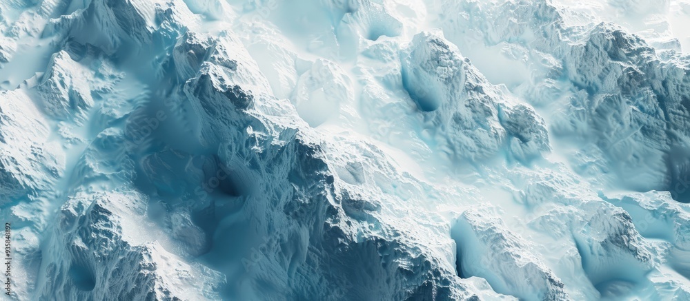 Poster ice surface texture. copy space image. place for adding text and design