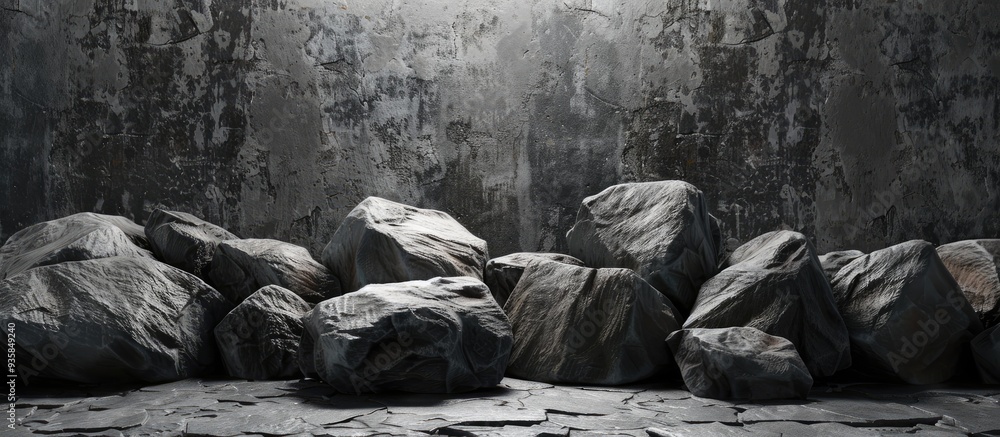 Poster gray stone and textured backdrop. copy space image. place for adding text and design