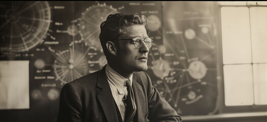 mathematics professor, physics professor early visions.