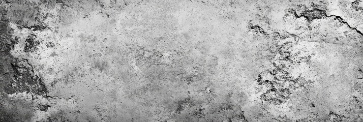 Fototapeta premium Abstract Concrete Wall Texture - A weathered, gray concrete wall texture with cracks and imperfections, symbolizing time, age, strength, resilience, and natural beauty.