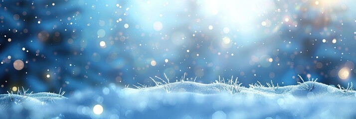 Winter Wonderland: A Snowy Scene of Tranquility