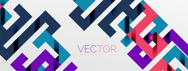 Color bend lines with shadow texture effect. Vector Illustration For Wallpaper, Banner, Background, Card, Book Illustration, landing page