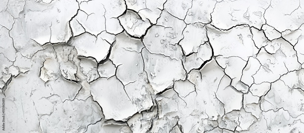 Aufkleber cracked paint texture on wall. copy space image. place for adding text and design