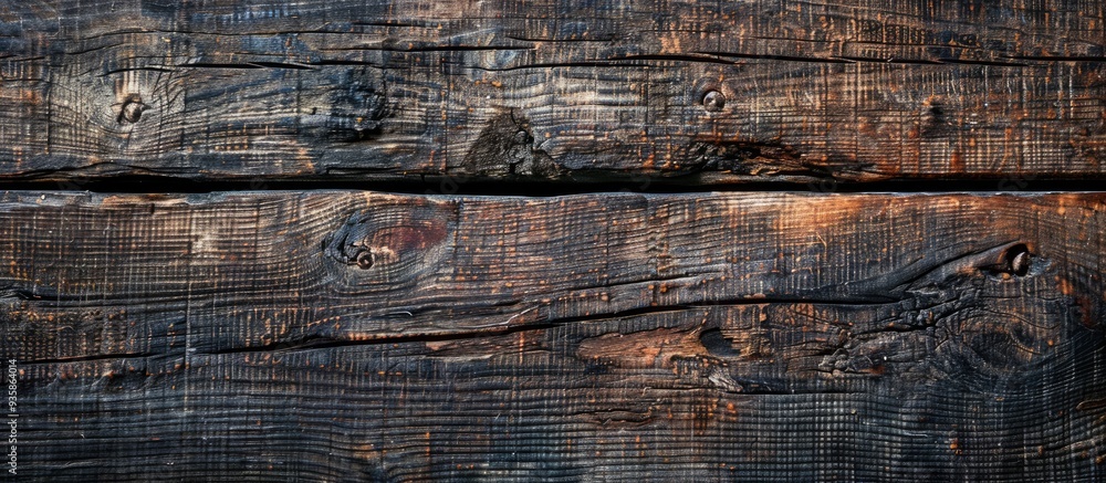 Poster weathered texture of old wooden surface. copy space image. place for adding text and design