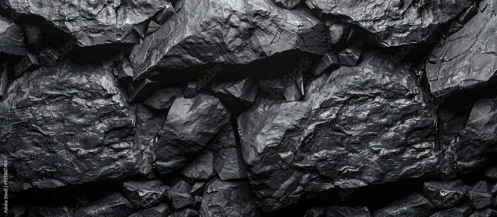 Poster stone abstract black background. copy space image. place for adding text and design