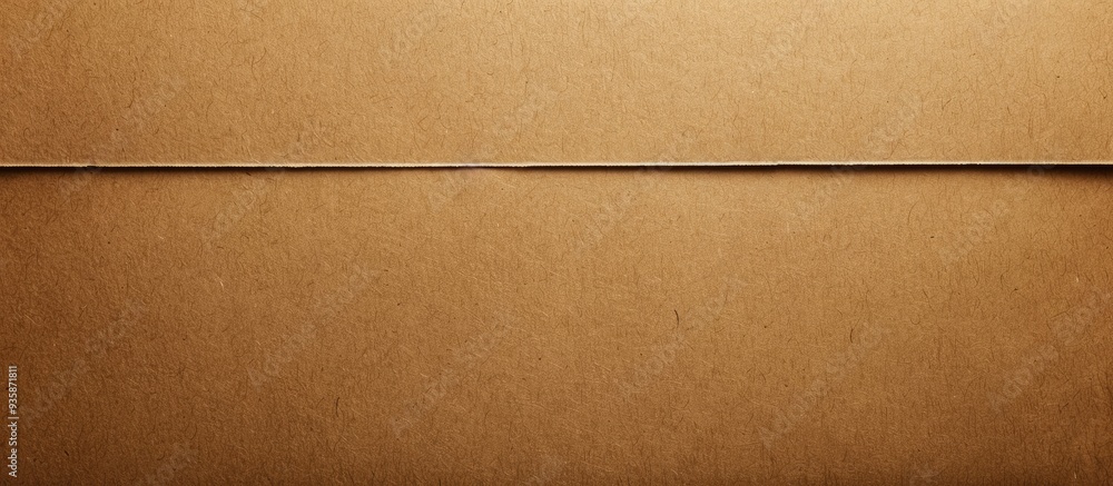Poster brown paper box background texture. copy space image. place for adding text and design