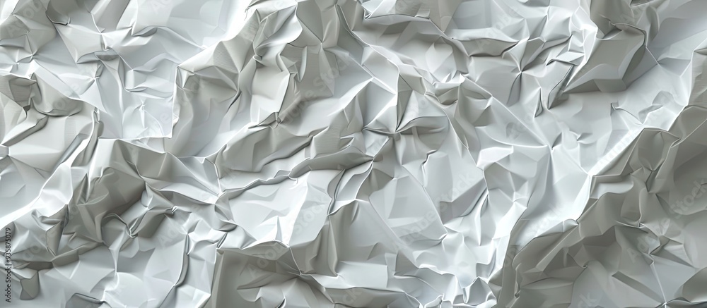 Poster crumpled paper background texture. copy space image. place for adding text and design