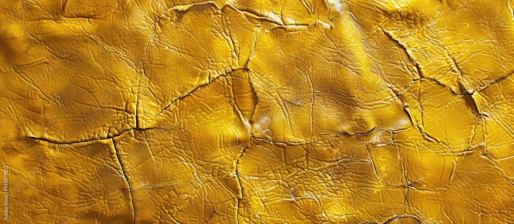 Poster yellow leather texture abstract background and texture. copy space image. place for adding text and 