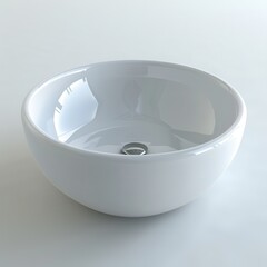 Lavatory Pan - White Household Object Concept for Clean Bathroom
