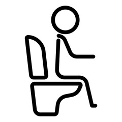 Toilet Use Icon