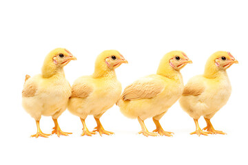 Fototapeta premium Yellow broilers chicken