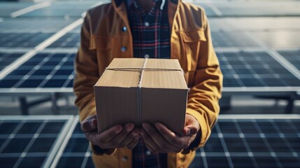 Eco friendly Packaging and Solar Powered Warehouse for Sustainable Logistics