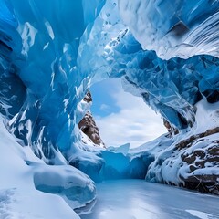 Obraz premium ice on the water