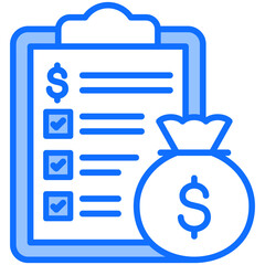 Obraz premium Budget Icon