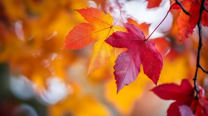 Autumn's arrival paints vibrant hues on nature's canvas, adorning trees with a tapestry of golden and crimson leaves that whisper tales of life and change.