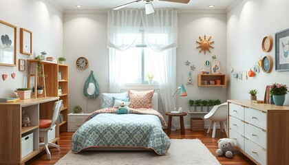 Modern Kids room in the house