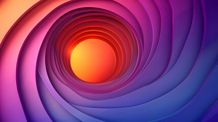 Obraz premium SET Modern poster design with gradient round sphere in the center. Colorful banner design with 3d gradient background
