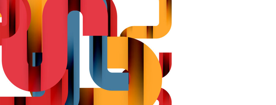 Lines, abstract letter style design background. Geometric vector Illustration For Wallpaper, Banner, Background, Card, Book Illustration, landing page