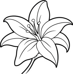 Hand-drawn floral designs perfect for children's coloring time
