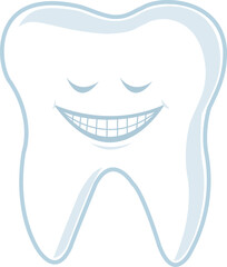 happy tooth cartoon
