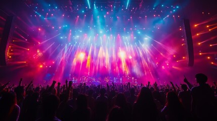 Concert Crowd Lights.