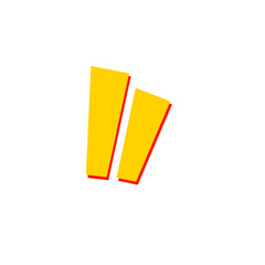 Onomatopoeia simple yellow