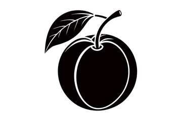 Creative fruit Silhouette Vector Art Illustration