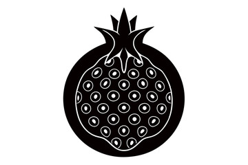 Creative fruit Silhouette Vector Art Illustration