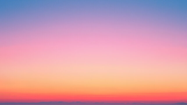 beautiful gradient sky at sunset background
