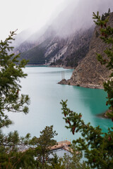 view from the Seton Lake in Lillooet, British Columbia, Canada