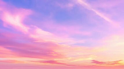 Obraz premium fantastic beautiful sky with cloud, gradient colors, sky background