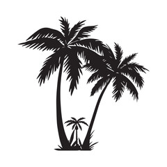 palm tree graphich vector 