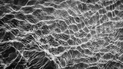 black and white texture, water ripples