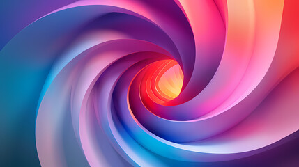 Obraz premium SET Modern poster design with gradient round sphere in the center. Colorful banner design with 3d gradient background
