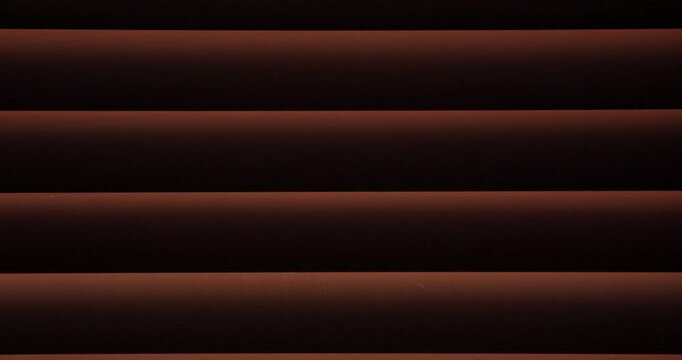 Opening roller blade letting the daylight to fill up the room. Rotating roller blade not allow sunlight shining through window.