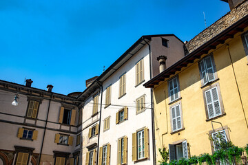 Beragme bergamo italian city in lombardy and italian alps