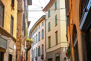 Beragme bergamo italian city in lombardy and italian alps