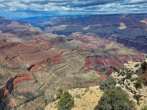 Grand Canyon pre storm view 