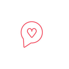 Social Media Reactions Line Icon