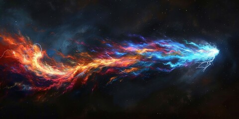 Obraz premium abstract space loop