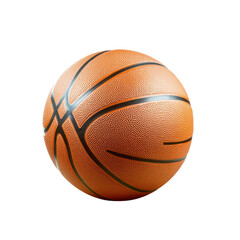Obraz premium Basketball on Black Background